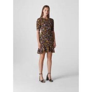 NWT Whistles Billy Adelaide Silk Dress-sz 10